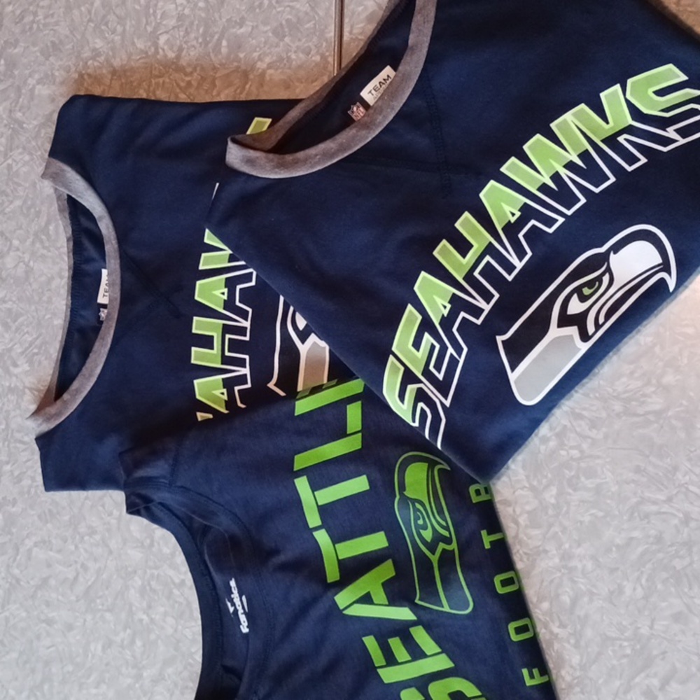 3~ Seattle Seahawks Tee Shirts in size Large